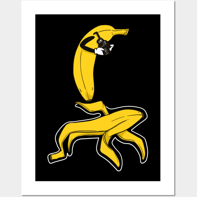 Bananas and Crime Wall Art by gdimido